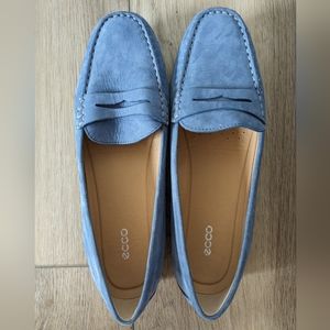 Ecco Blue Loafers